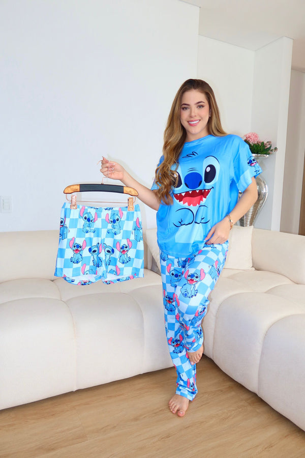 3 Piezas Blusa Short Pantalón